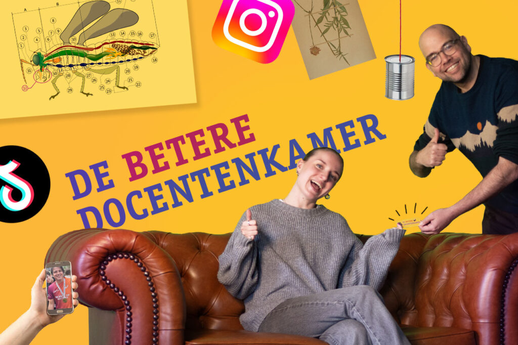 aflevering 51 oud-student Fleur in de studio